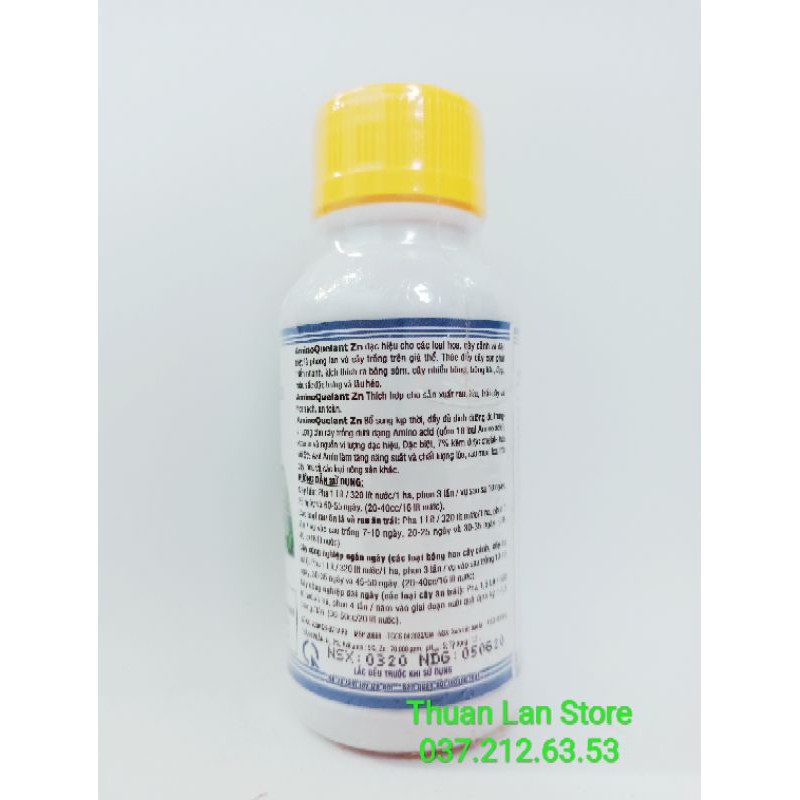 Phân Bón Lá Amino Zn + Axit Amin lọ 100ml