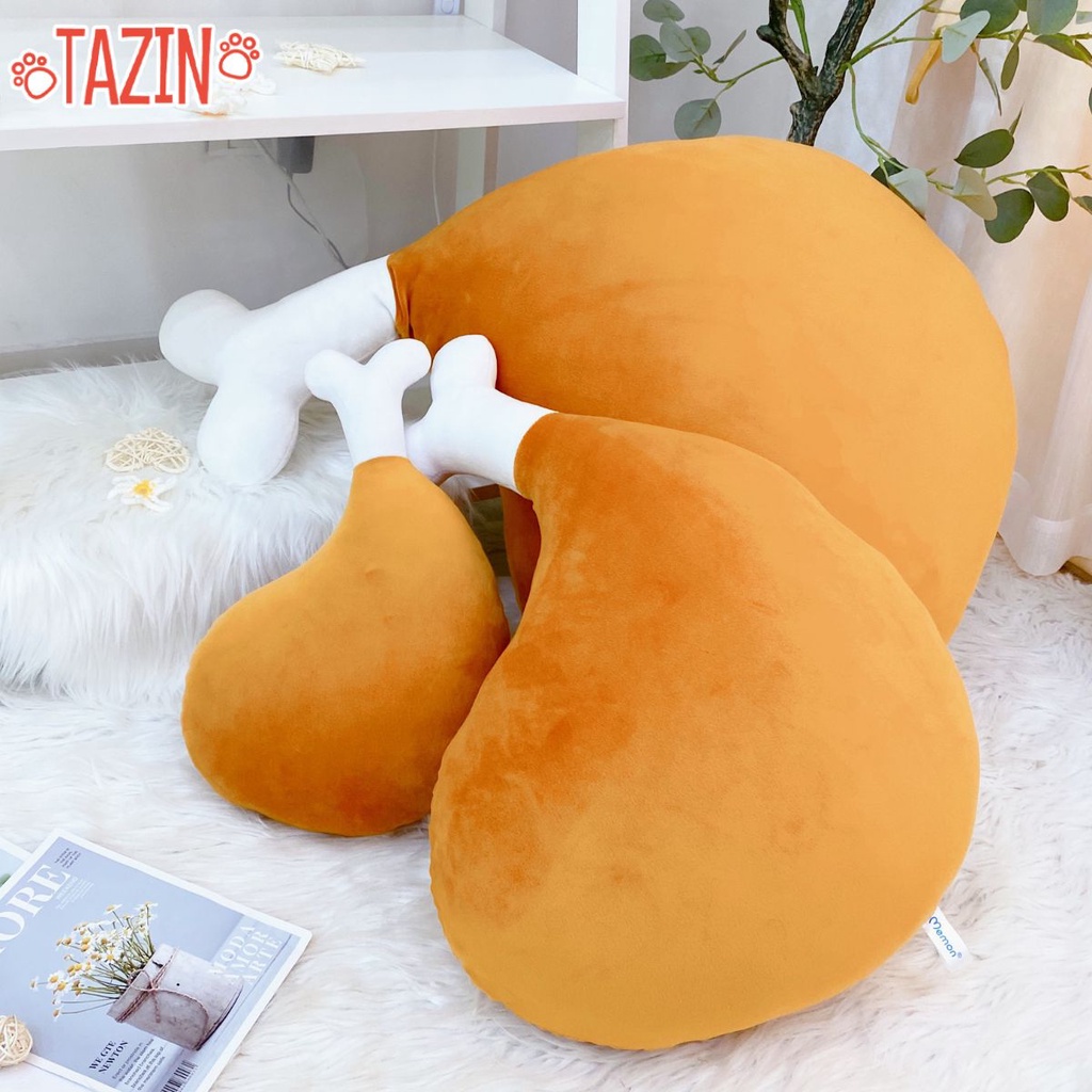 Gấu Bông Đùi Gà Màu Nâu Dễ Thương, Gấu Bông Tazin Cao Cấp