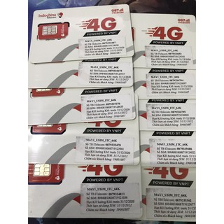 SIM 4G Data 90GB/Tháng, Gọi Miễn Phí nội mạng, ITelecom  iTel May77 (dùng sóng của vinaphone).