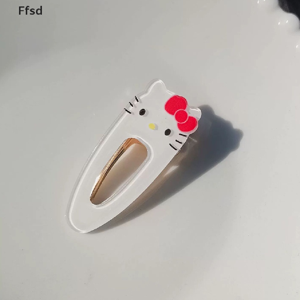 SANRIO Kẹp Tóc Hình Melody Cinnamoroll Hello Kitty Hoạt Hình