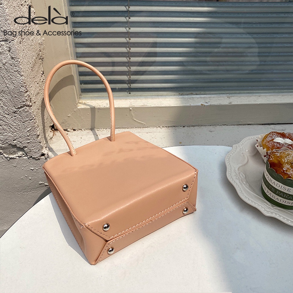 Dela Túi Đeo Vai Hình Vuông Cỡ Nhỏ 2022 Kiểu retro Thời Trang Mùa Xuân Cho Nữ