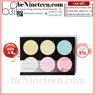 [SALE OFF 50%] Bảng Phấn Bắt Sáng 6 ô BH Cosmetics Blacklight Highlight 6 Color Palette 43g [BeNineteen]