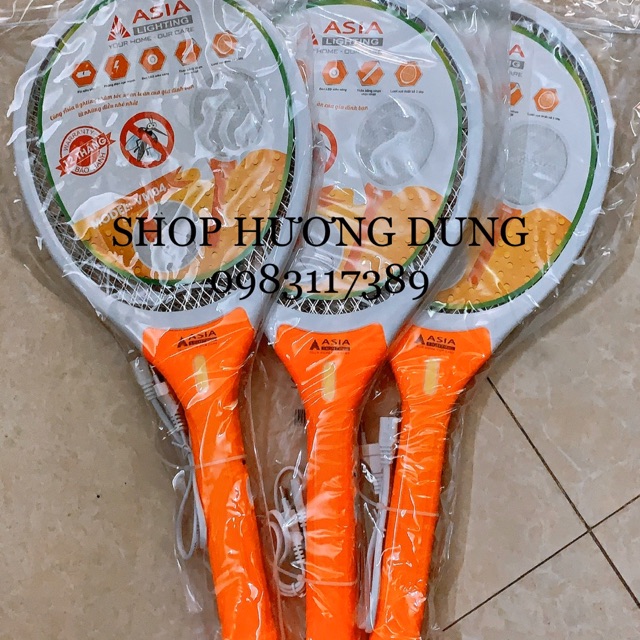 Vợt muỗi Asia cao cấp dây sạc rời bảo hành 1 năm