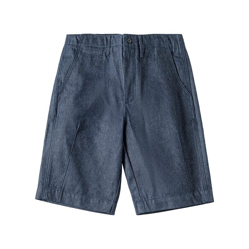 Quần short denim MADEN thời trang mùa hè phong cách retro mỹ đơn giản 2022 cho nam