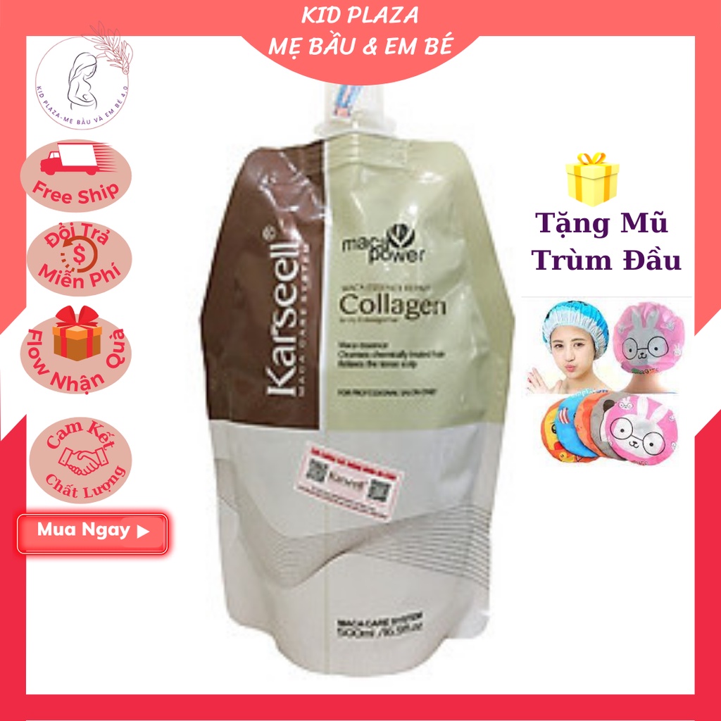 KEM Ủ TÓC COLLAGEN,Hấp Tóc,Phục Hồi Tóc siêu mềm mượt-Giảm gãy rụng tóc sơ[HÀNG CHÍNH HÃNG]