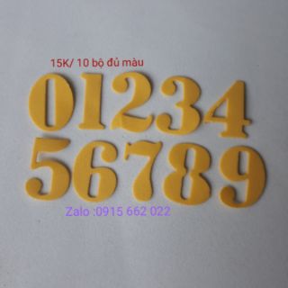 BỘ SỐ ( TỪ SỐ 1 ĐẾN SỐ 10 )