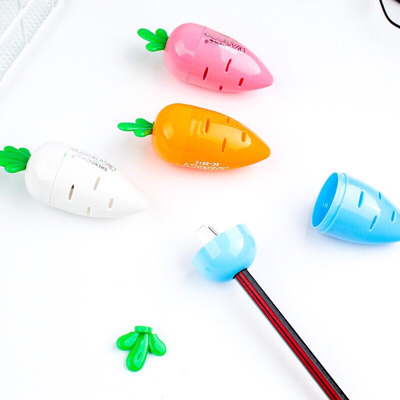 Tiện Bút Chì Cà Rốt/ Gọt Bút Chì Cà Rốt, gọt bút chì cute cho học sinh, GỌT BÚT CHÌ HELLO KITTY