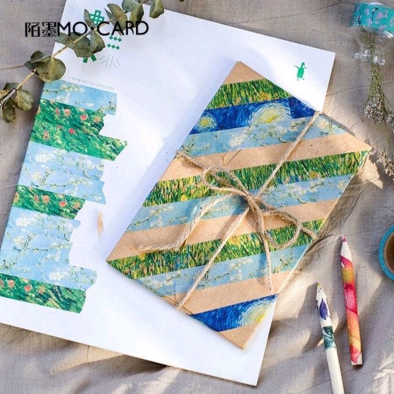 Set chiết washi tape Van Gogh nghệ thuật (Vui lòng đọc lưu ý trước khi mua 🥰)