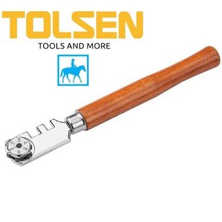 Tolsen dao cắt kiếng bẻ kiếng 6 lưỡi 130mm glass cutter 41030 điện sài gòn