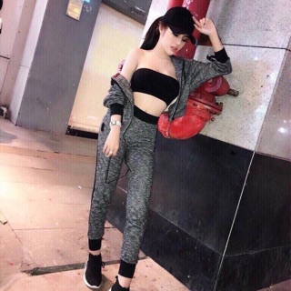 Combo 2 set thể thao 3 món Và set yếm