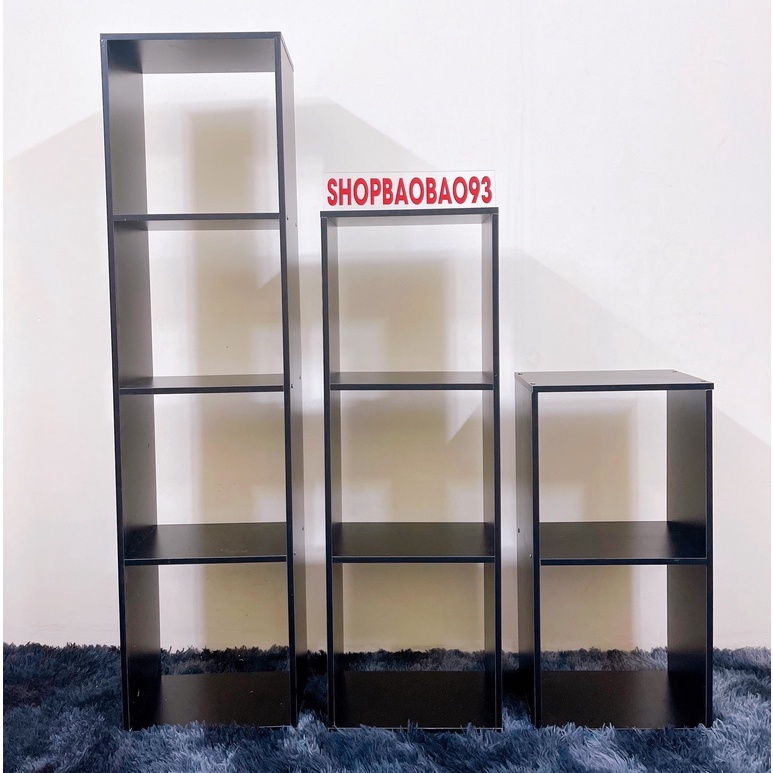Kệ Gỗ Tổ Ong Kệ Để Sàn Nhà Kệ MDF Trang Trí Nhà Hiện Đại Màu ĐEN