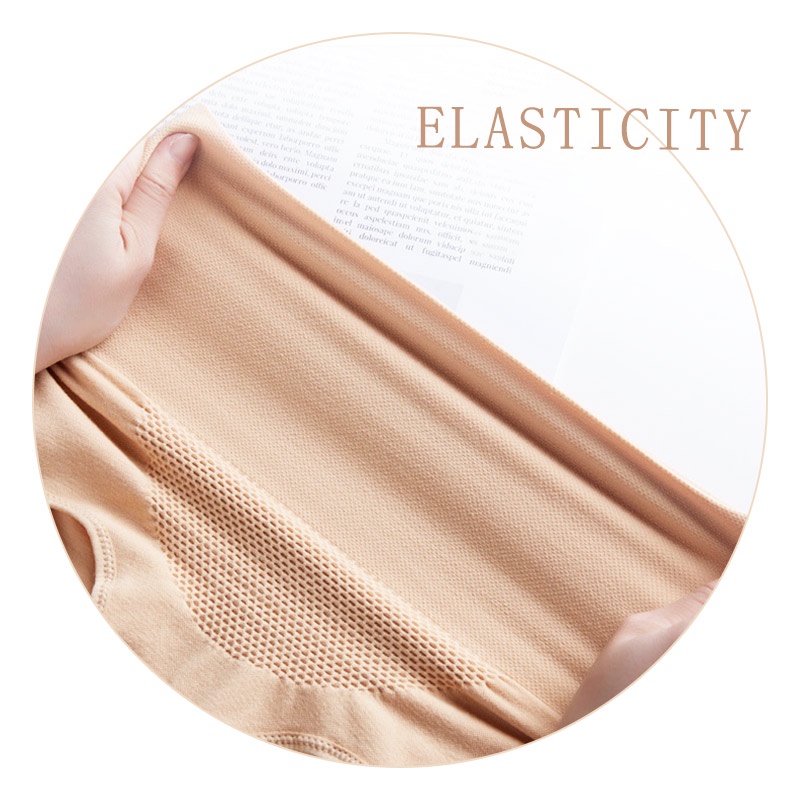 Quần lót nữ lưng cao họa tiết tổ ong 3D