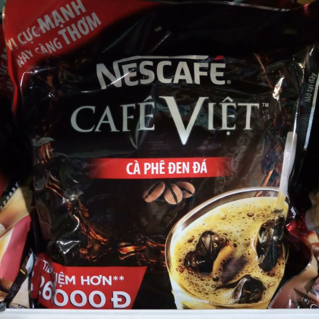 Cà phê đen hòa tan Cafe Việt 560g (35 gói x 16g)