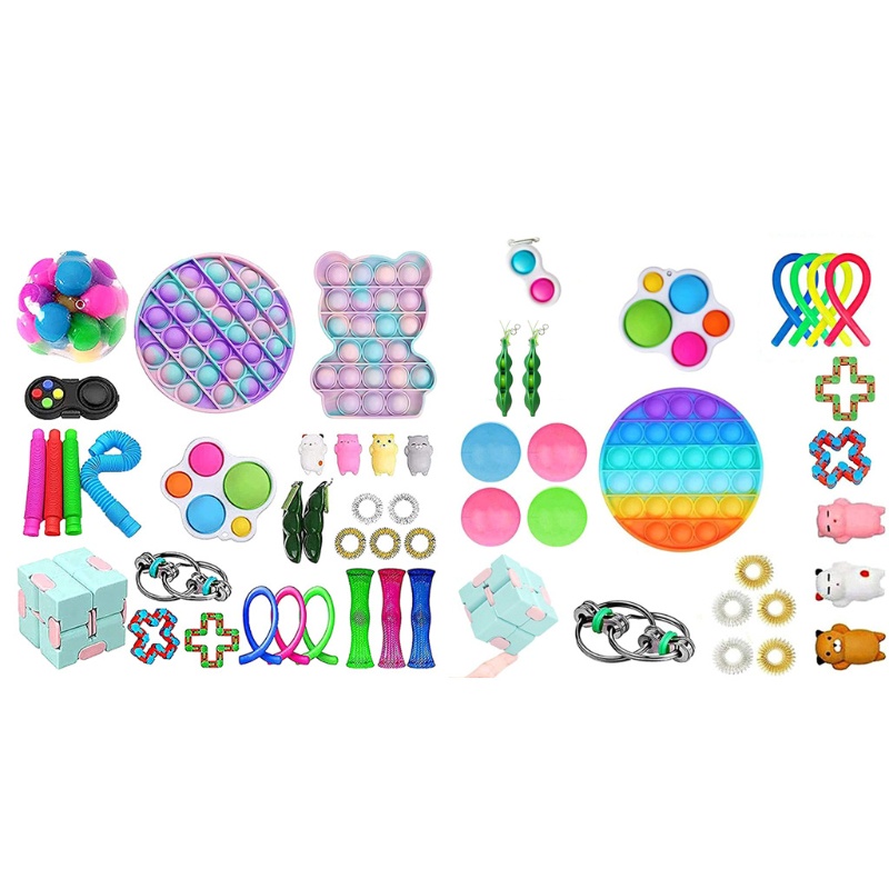 Đồ Chơi Bóp Giảm Căng Thẳng Hình Hạt Đậu Mini Cho Trẻ Tự Kỷ 2 Lựa Chọn