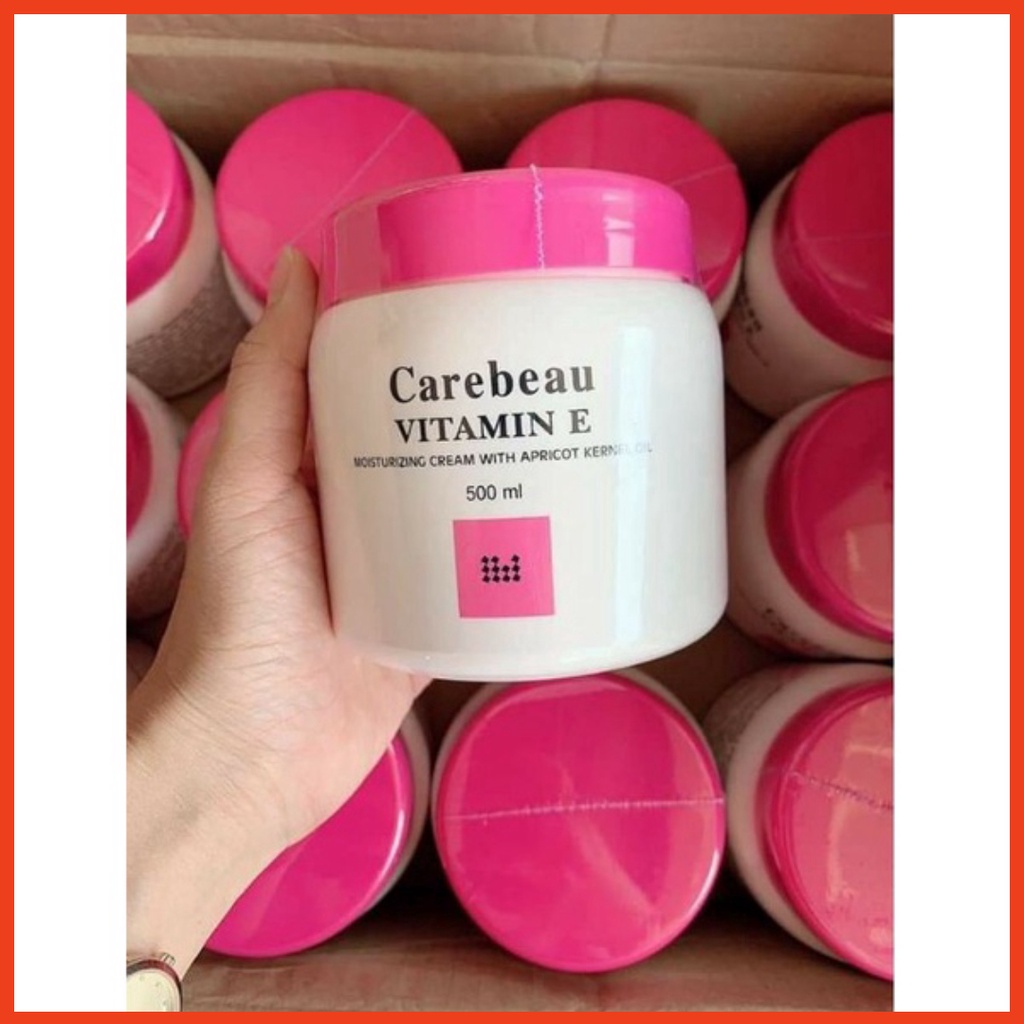 Kem Dưỡng Body Carebeau Vitamin E 500ml Thái