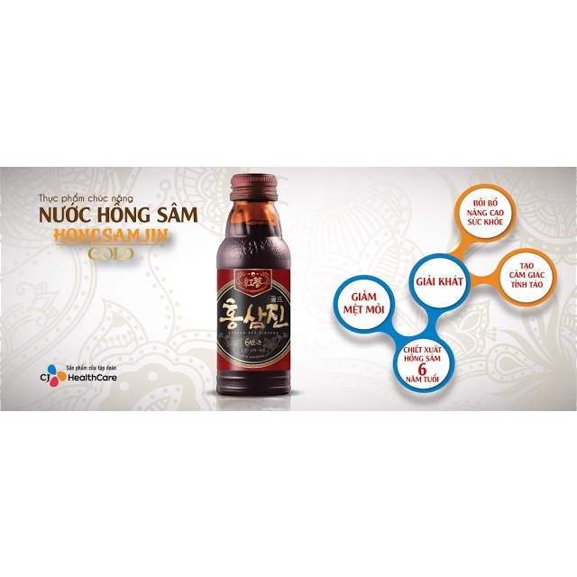 Nước Hồng Sâm Hongsamjin gold 100ml