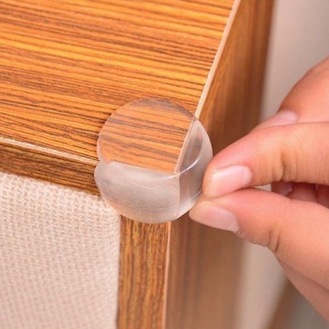 12 miếng bọc góc bàn, che cạnh bàn, miếng nhựa dẻo bịt góc bàn, tủ, gường, nẹp góc silicon chống va đập, an toàn cho trẻ
