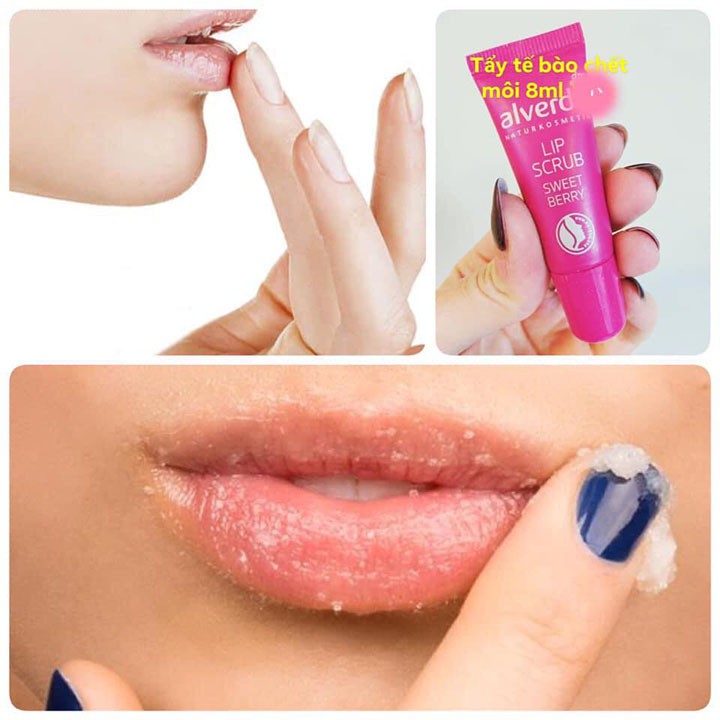 Tẩy da chết môi Alvedre Lip Crub hàng Đức Chuẩn | BigBuy360 - bigbuy360.vn