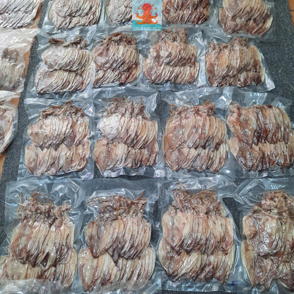 1KG KHÔ MỰC NGON - CÀ MAU ( SIZE 80 - 90 CON)