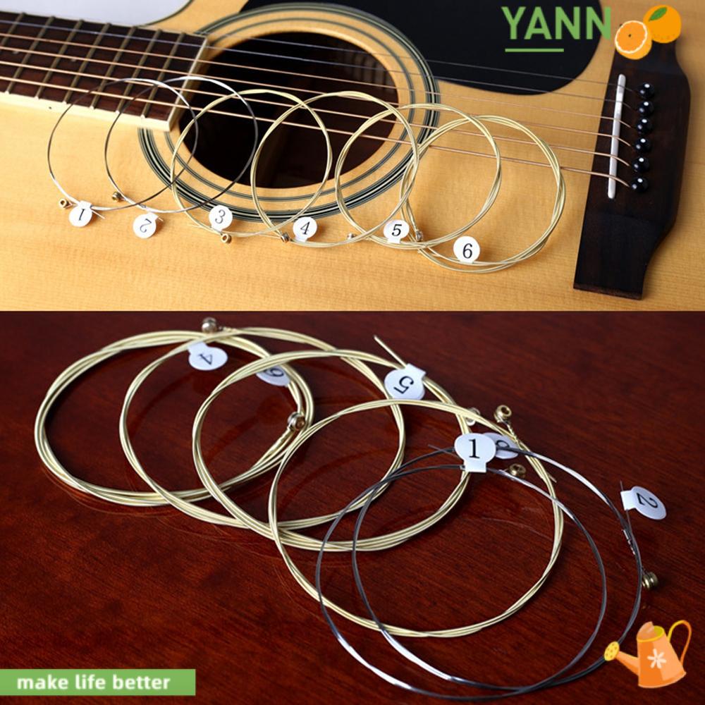 Set 6 Dây Đàn Guitar Lõi Thép Lục Giác Thông Dụng 6 Món