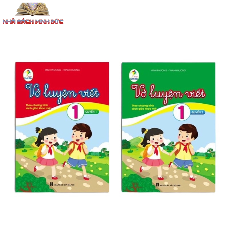 Sách - Combo Vở Luyện Viết Lớp 1 - Chương trình Cánh Diều - Quyển 1,2