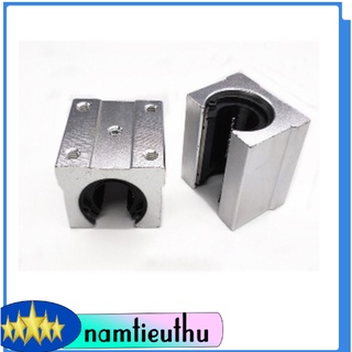 Ổ Bi Thanh Trượt Hở – Kín Phi 20 / Phi 25 – Vòng Bi Trượt Tuyến Tính Thép Chịu Lực
