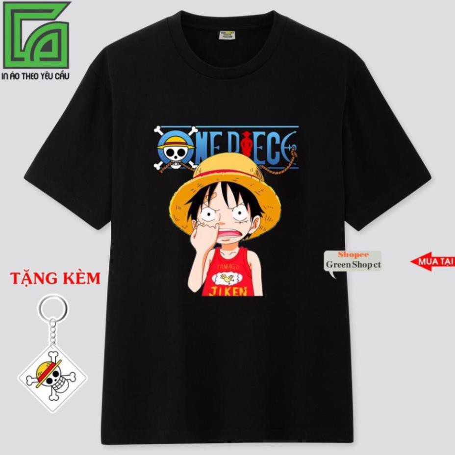 SIÊU SALE - (NEW) Áo Thun Luffy Chibi Dễ Thương 3 Màu Trắng Đen Đỏ Vải Thái S202 / Có đủ size trẻ em