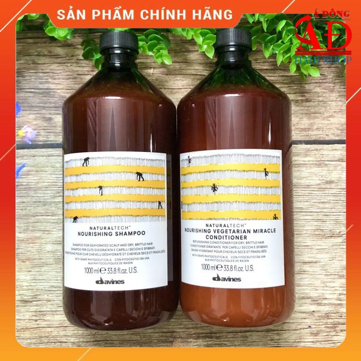 [+Tặng mũ trùm] DẦU GỘI DƯỠNG ẨM THỰC VẬT KỲ DIỆU CHO TÓC KHÔ VỪA VÀ NHẸ DAVINES NOURISHING ITALY