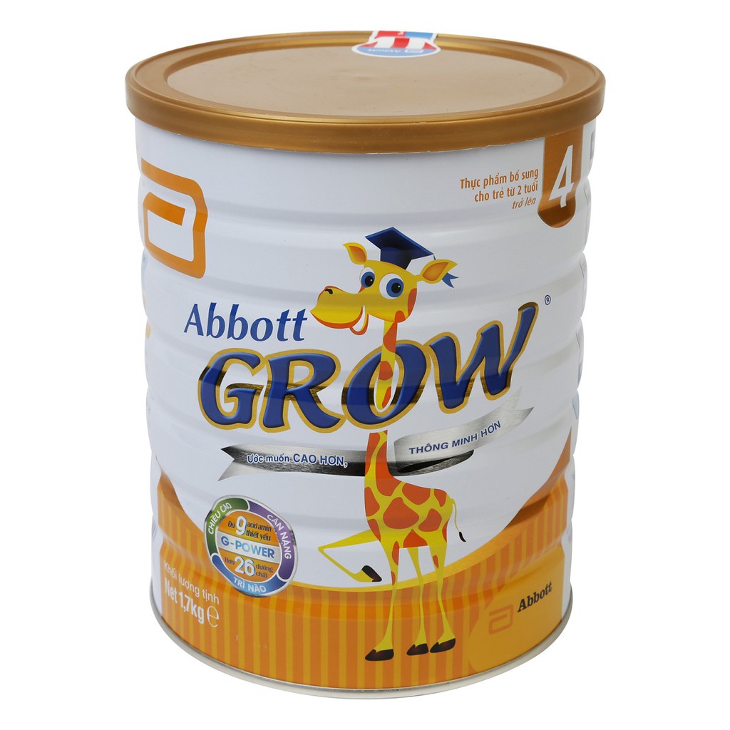 SỮA ABBOTT GROW 4 LON 1700G