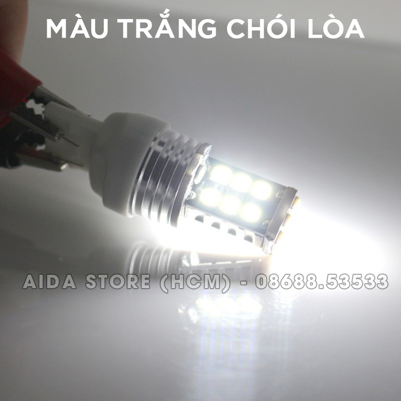 01 Bóng Đèn Lùi, Xi Nhan Ô Tô T20 7440 LED 2835 15smd