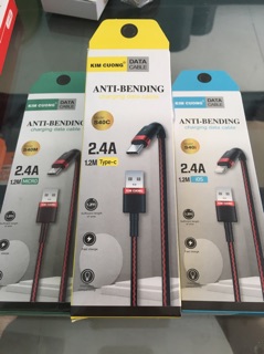 Cáp sạc dây dù đầu sạc type C, iPhone, micro (dùng nhiều loại máy samsung, oppo...)