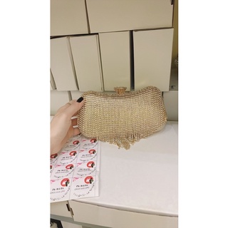 Cốp đính đá tua rua đi tiệc siêu rẻ (Full box kèm dây đeo)