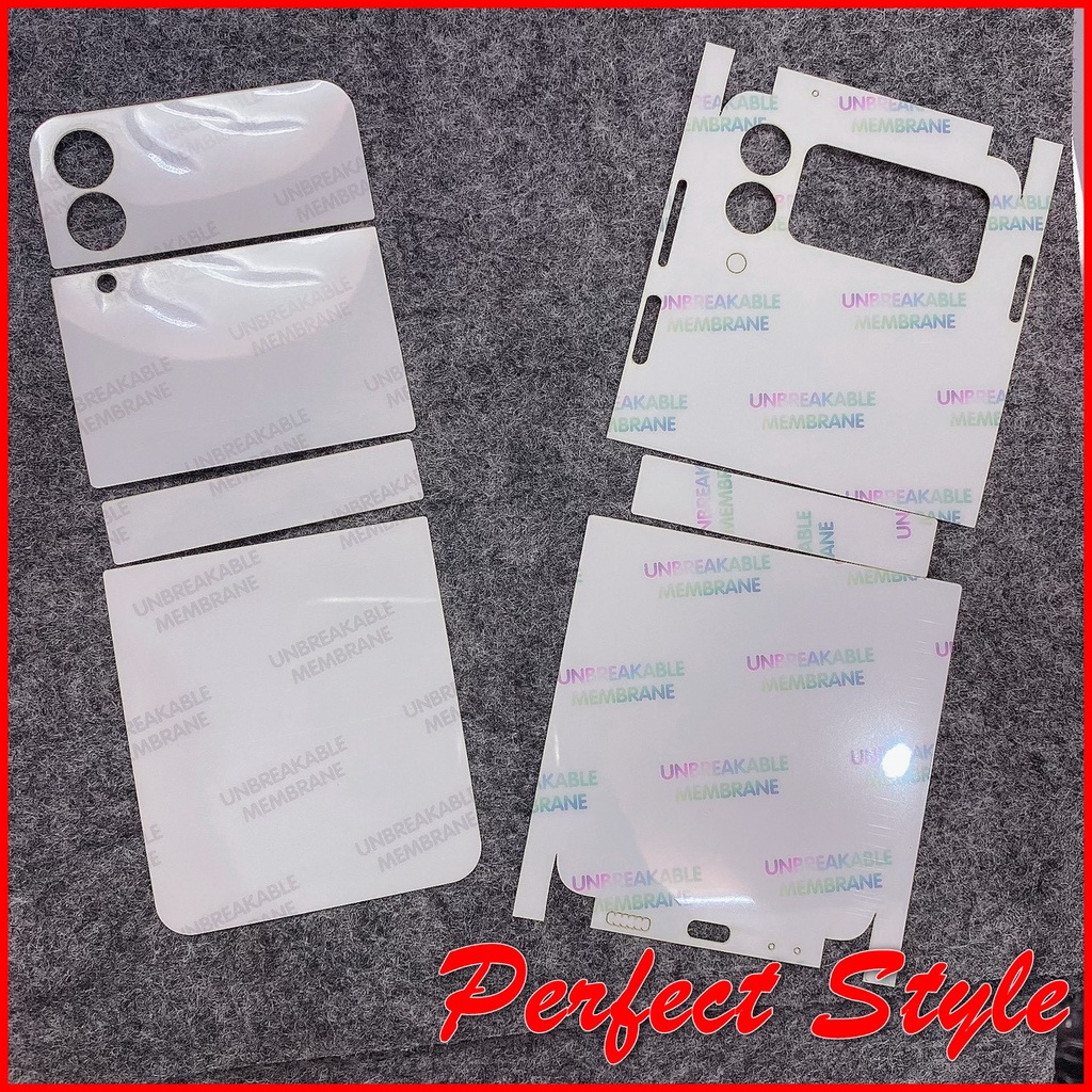 Miếng dán PPF Samsung Galazy Z Fold 2 3 4 / Z Flip 3 4 Chịu Lực Chống Trầy Xước Tuyệt Đối ( trong - nhám chống vân tay )