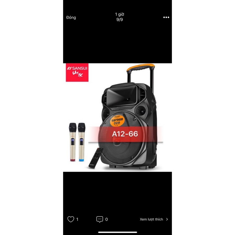 Loa kéo Sansui SA12-66  karaoke cực hay