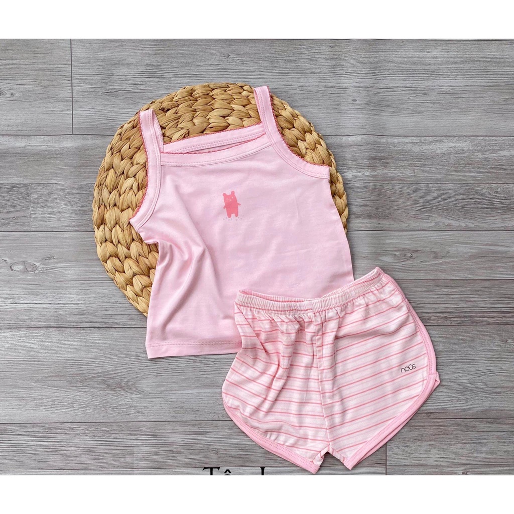 Bộ Quần Áo Ba lỗ Nous bé trai bé gái- Chất Liệu Nu Petit
