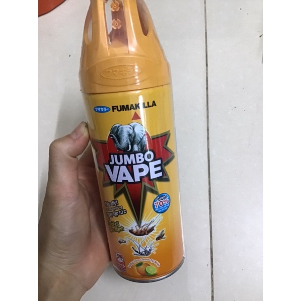 Bình xịt muỗi Jumbo vape 2 vòi, bình xịt côn trùng 300ml