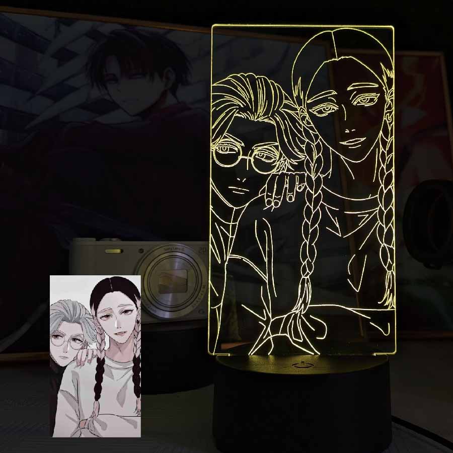 Đèn Ngủ Tokyo Revengers Ran Haitani x Rindou Haitani Type 02 16 MÀU TÙY CHỈNH COMPASHOP ATKR9904