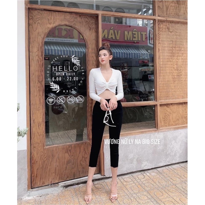(60-95kg Đủ Màu) Quần Lửng 7 Tấc Co Giãn Mặc Qua Gối -Quần Ngố Jeans Lưng Cao Qua Rốn