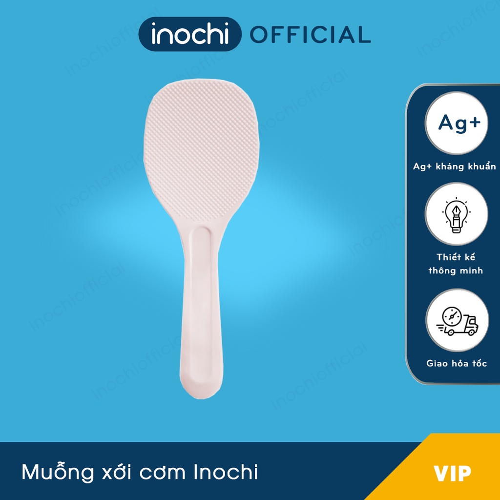 Muỗng xới cơm Inochi - Khả năng chống dinh cực cao, Chịu nhiệt tốt, Chất lượng Nhật Bản