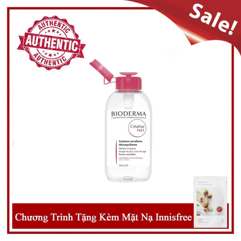 [Bill 2/2020] Tẩy Trang Bioderma Pháp Senbio 500ml