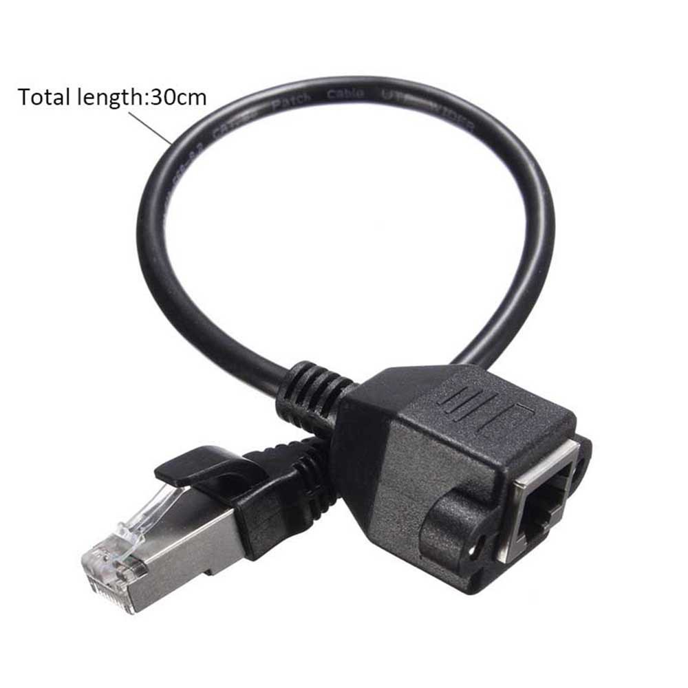 Dây cáp nối chuyển đổi đầu cắm mạng LAN RJ45 30cm cho máy tính/laptop
