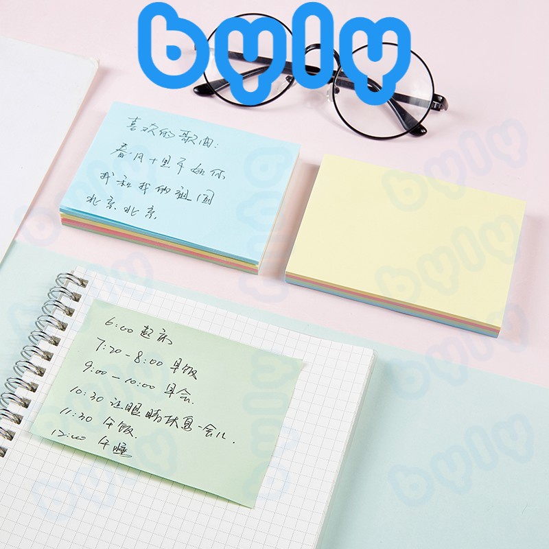 Giấy ghi chú - sticky note 4 màu Pastel BAOKE TZ2003 - TZ2004 - TZ2005