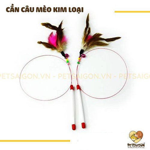 ĐỒ CHƠI CẦN  CÂU  MÈO KIM LOẠI