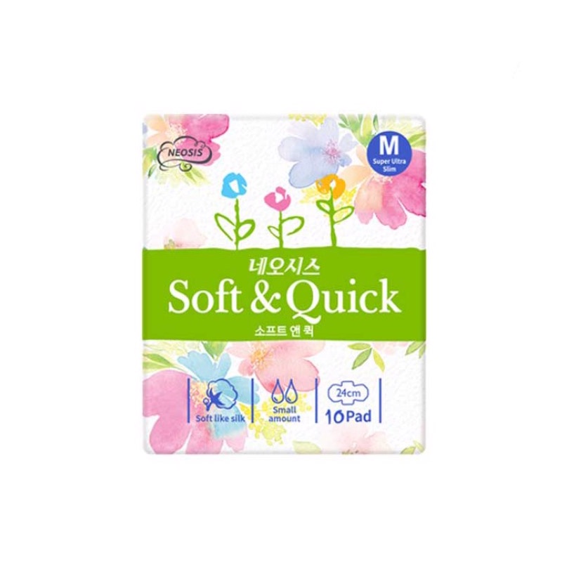 Băng Vệ Sinh (BVS) Neosis Soft&Quick Day Size M ( 24cm - 10 Miếng )
