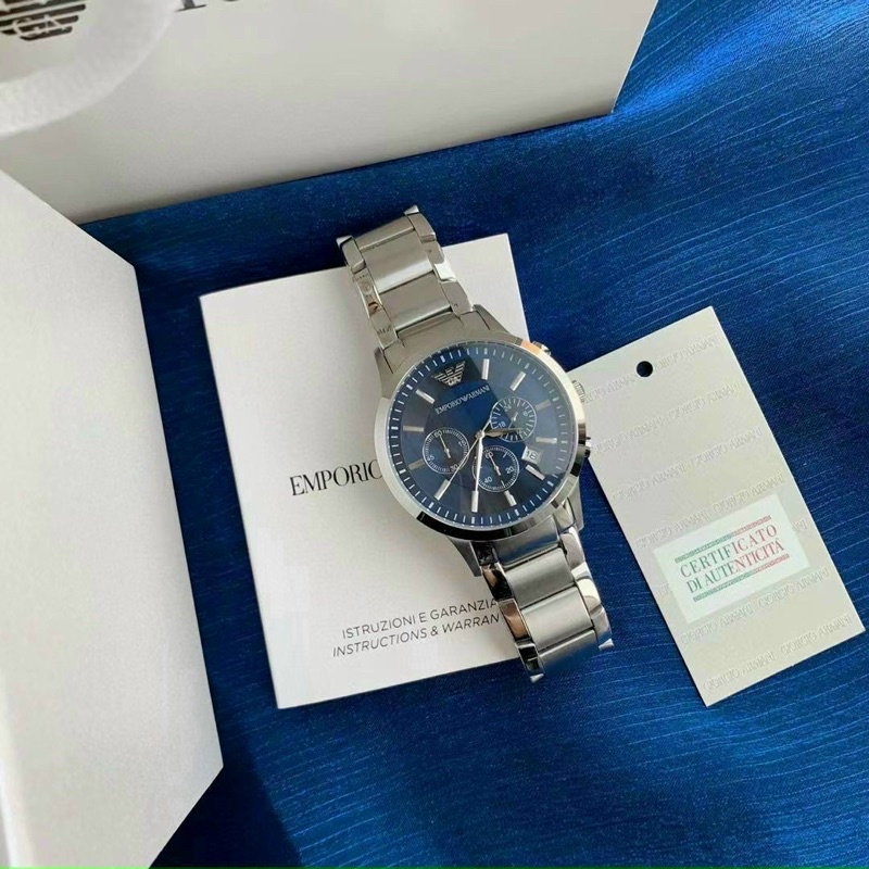 Đồng hồ nam Emporio - Armani nam 6 kim day thép đúc LUTOS VN