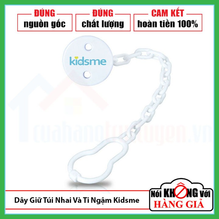 [Chính Hãng] Dây Đeo Giữ Túi Nhai Chống Hóc Và Ti Ngậm Kidsme Cho Bé Từ 4 Tháng Tuổi Từ Anh Quốc | Ăn Dặm Chủ Động