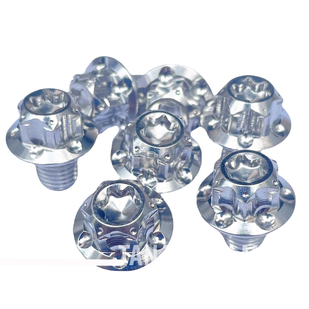Ốc Chân Kiếng 10li10 Salaya Mẫu Chấm Sao Ren Thuận Ren Nghịch Gắn Được Mọi Dòng Xe PTTT