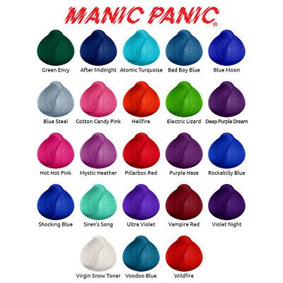 *BILL ĐẦY ĐỦ Thuốc nhuộm tóc Manic Panic *GIÁ TỐT *118ml/4oz