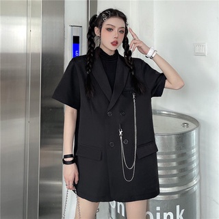 Áo blazer nam nữ đẹp ulzzang hai màu form basic