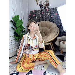 Đồ Bộ Pijama Tay Dài Lụa (Phần 1)